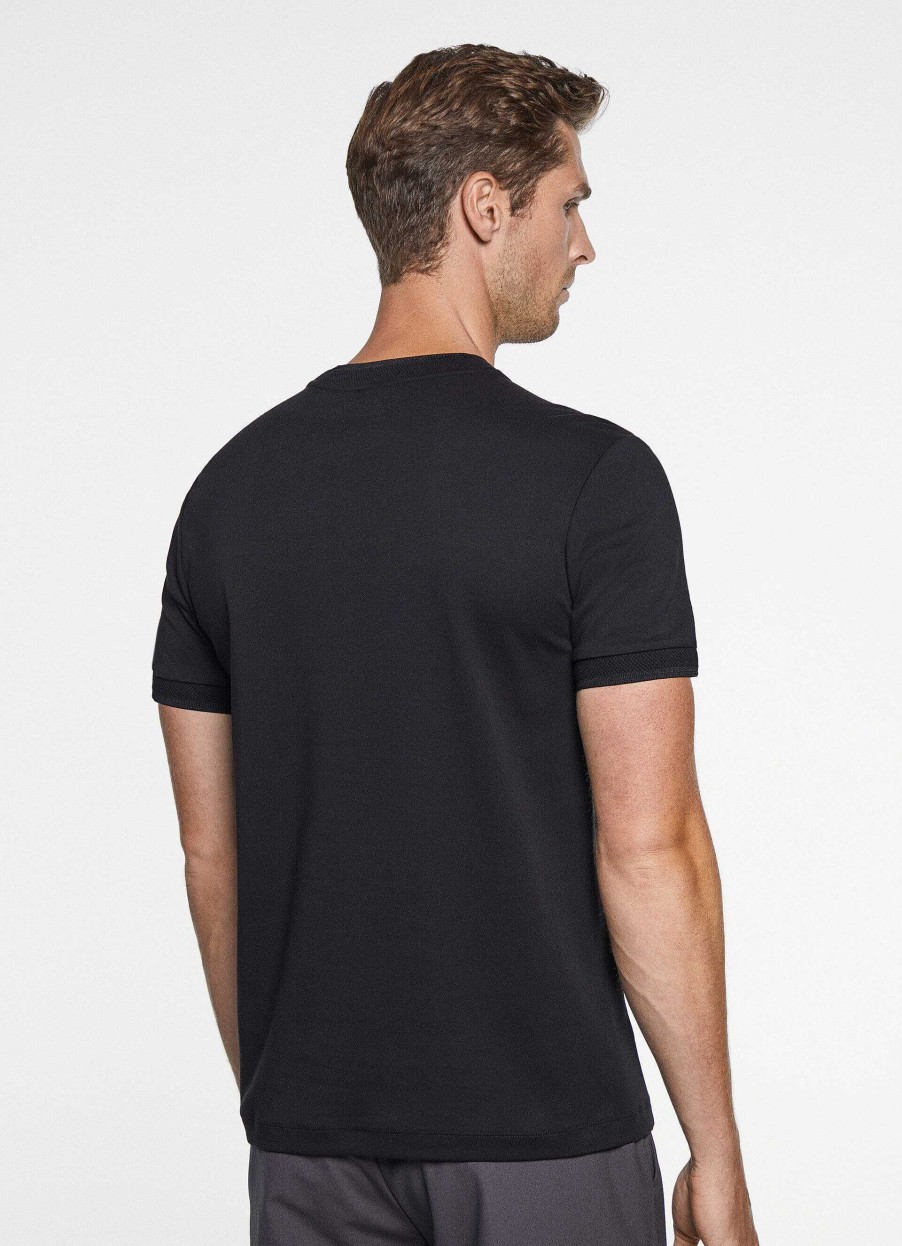 Klader Hackett London | Ribbad Classic Fit T-Shirt