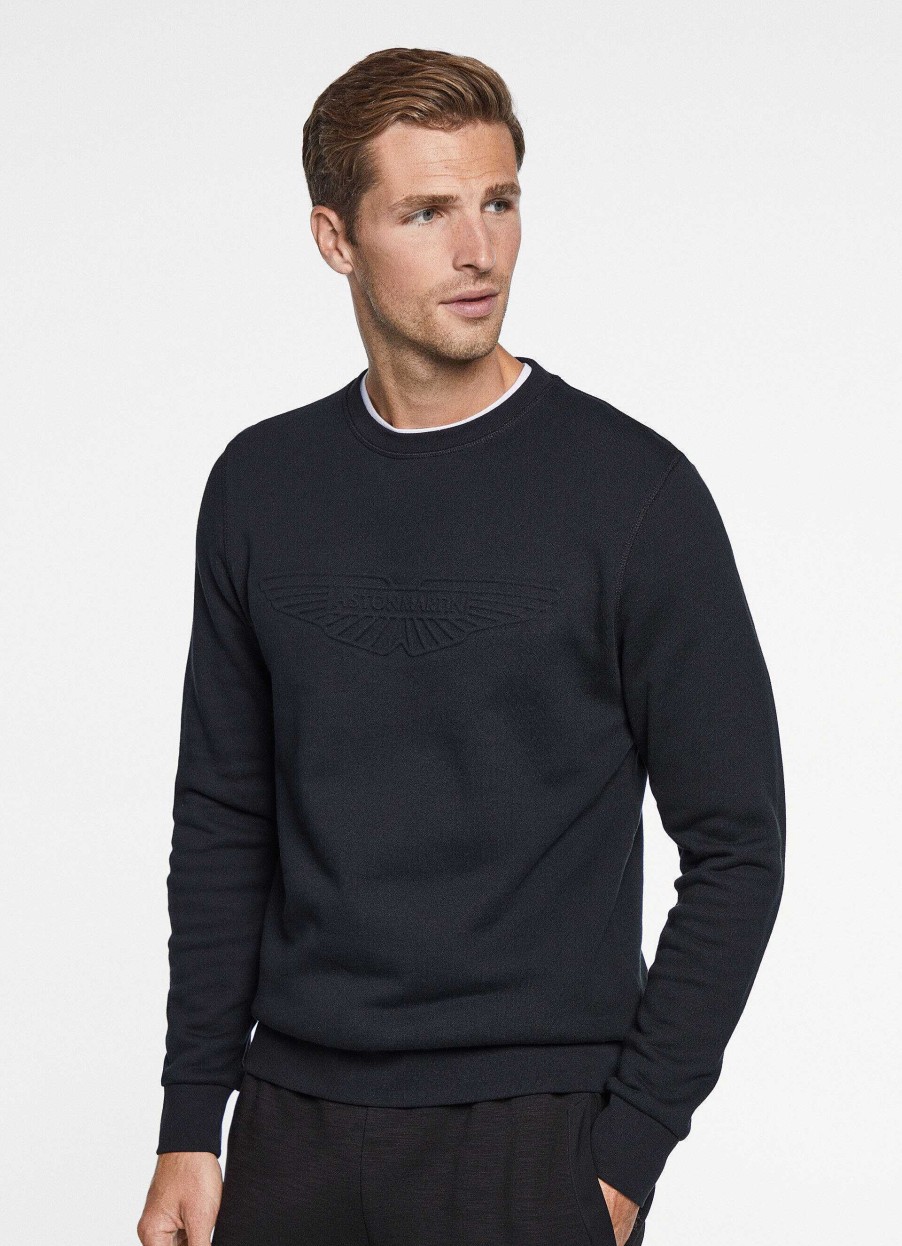 Klader Hackett London | Aston Martin Troja Med Crew Neck