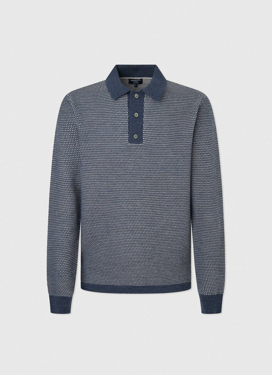 Klader Hackett London | Langarm Stickad Polo