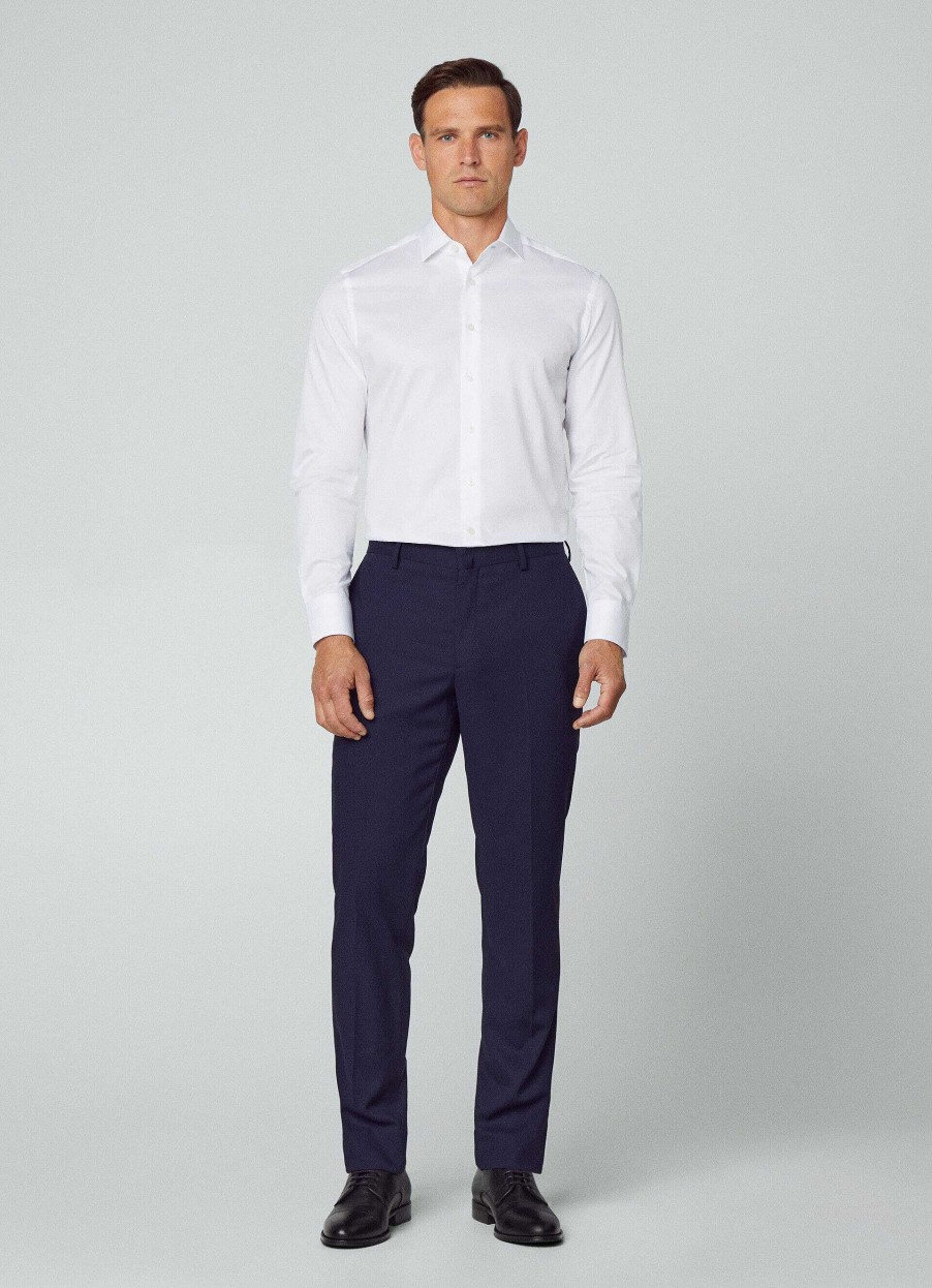 Klader Hackett London | Slim Fit Flackstandig Skjorta