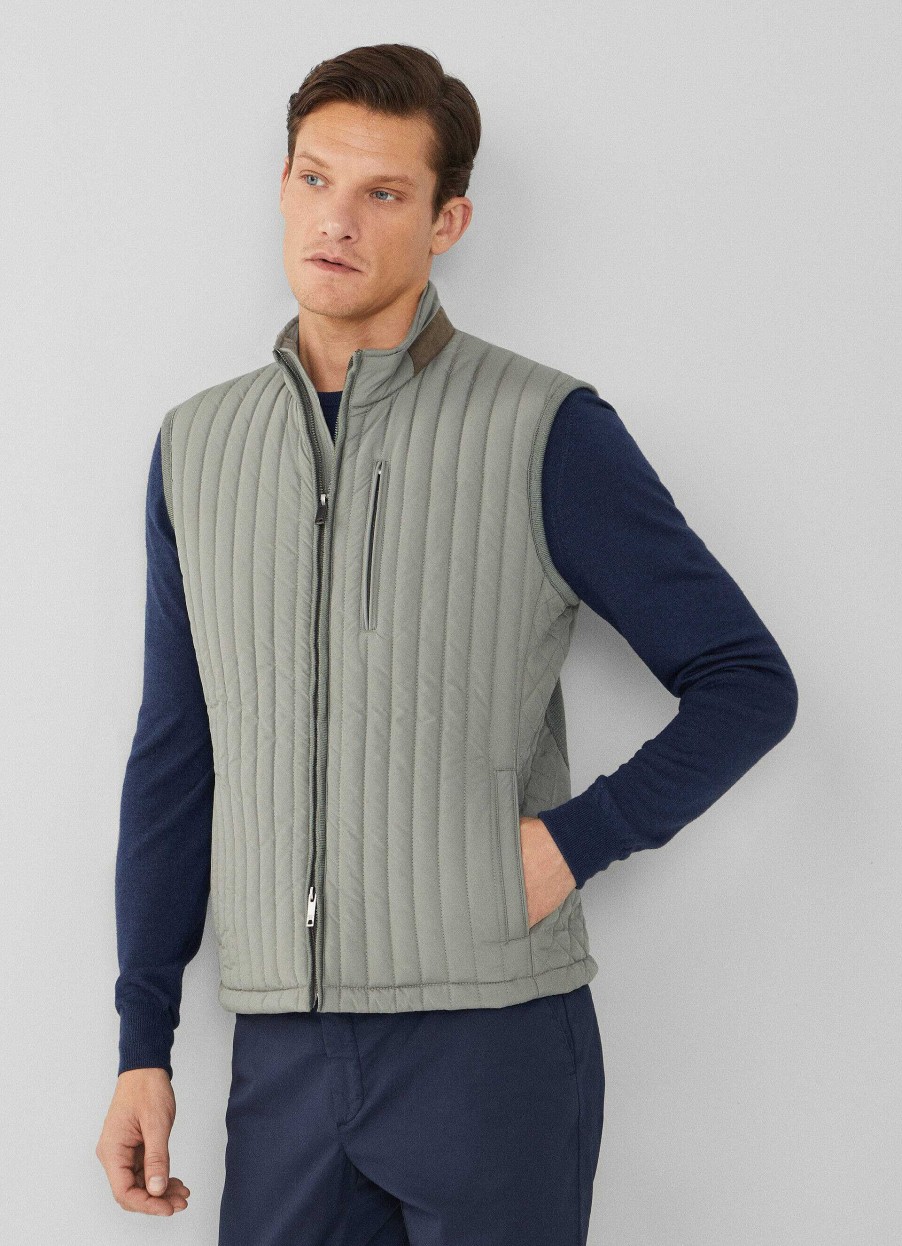 Klader Hackett London | Vattentat Hybrid Gilet