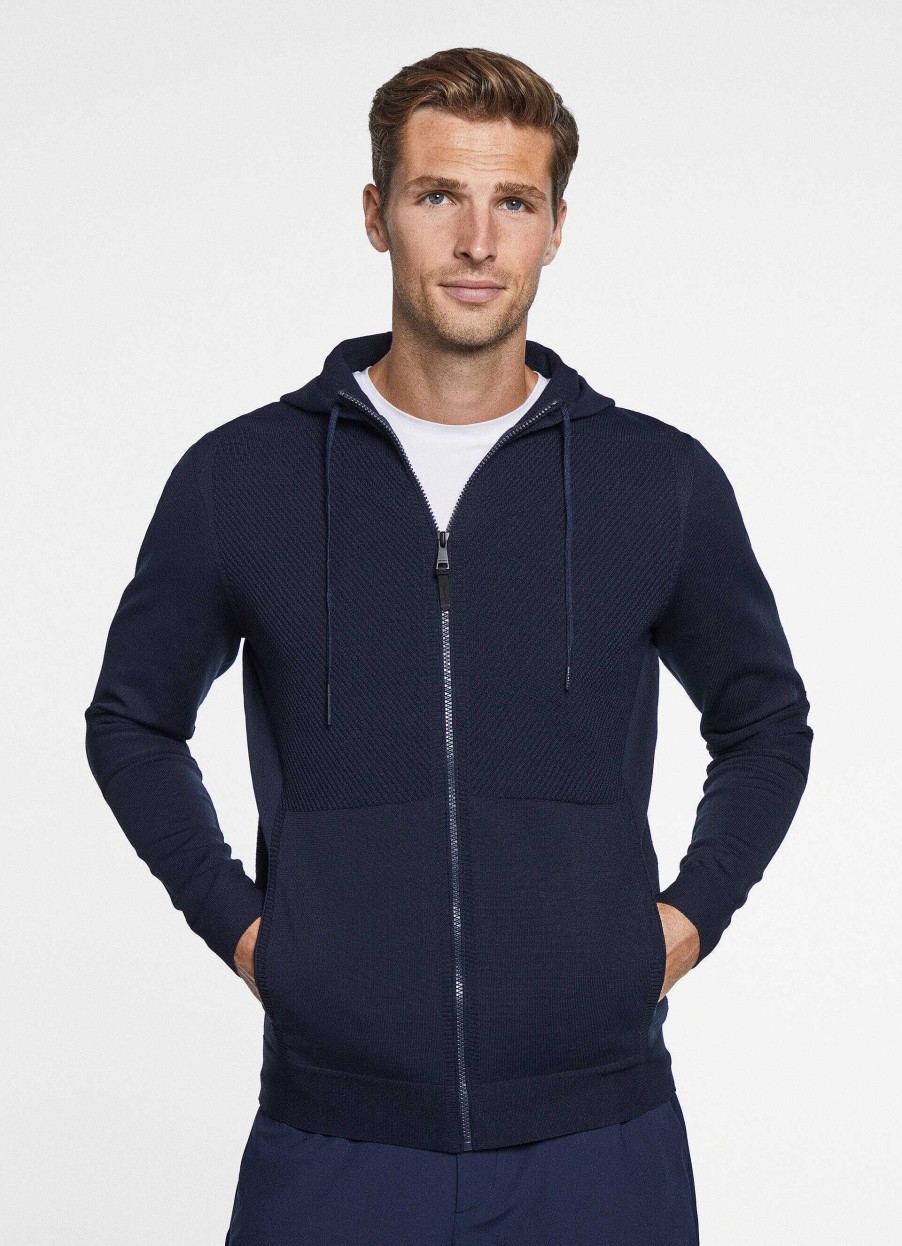 Klader Hackett London | Hackett Sport Hoodie Med Full Dragkedja