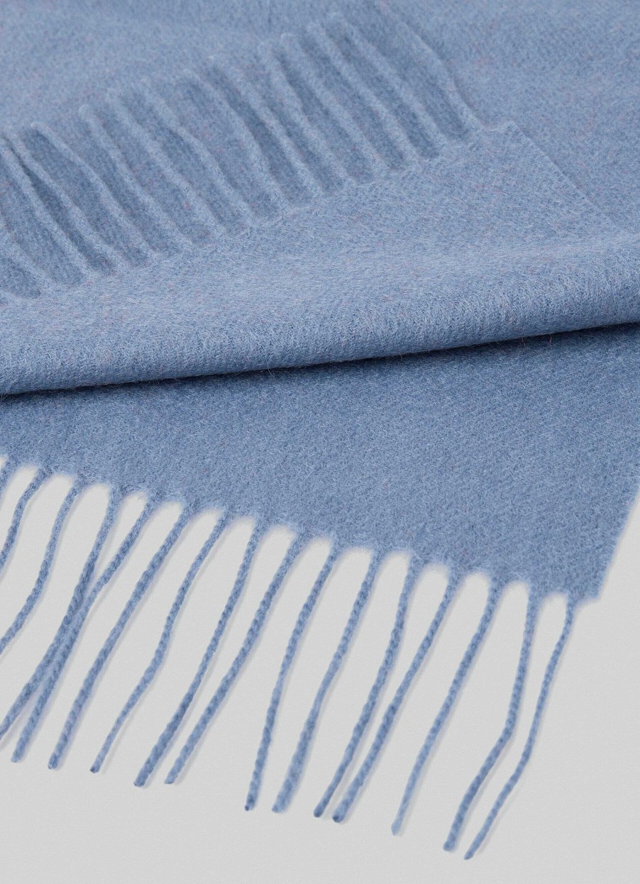 Tillbehor Hackett London | Enlig Farg Cashmere Scarf