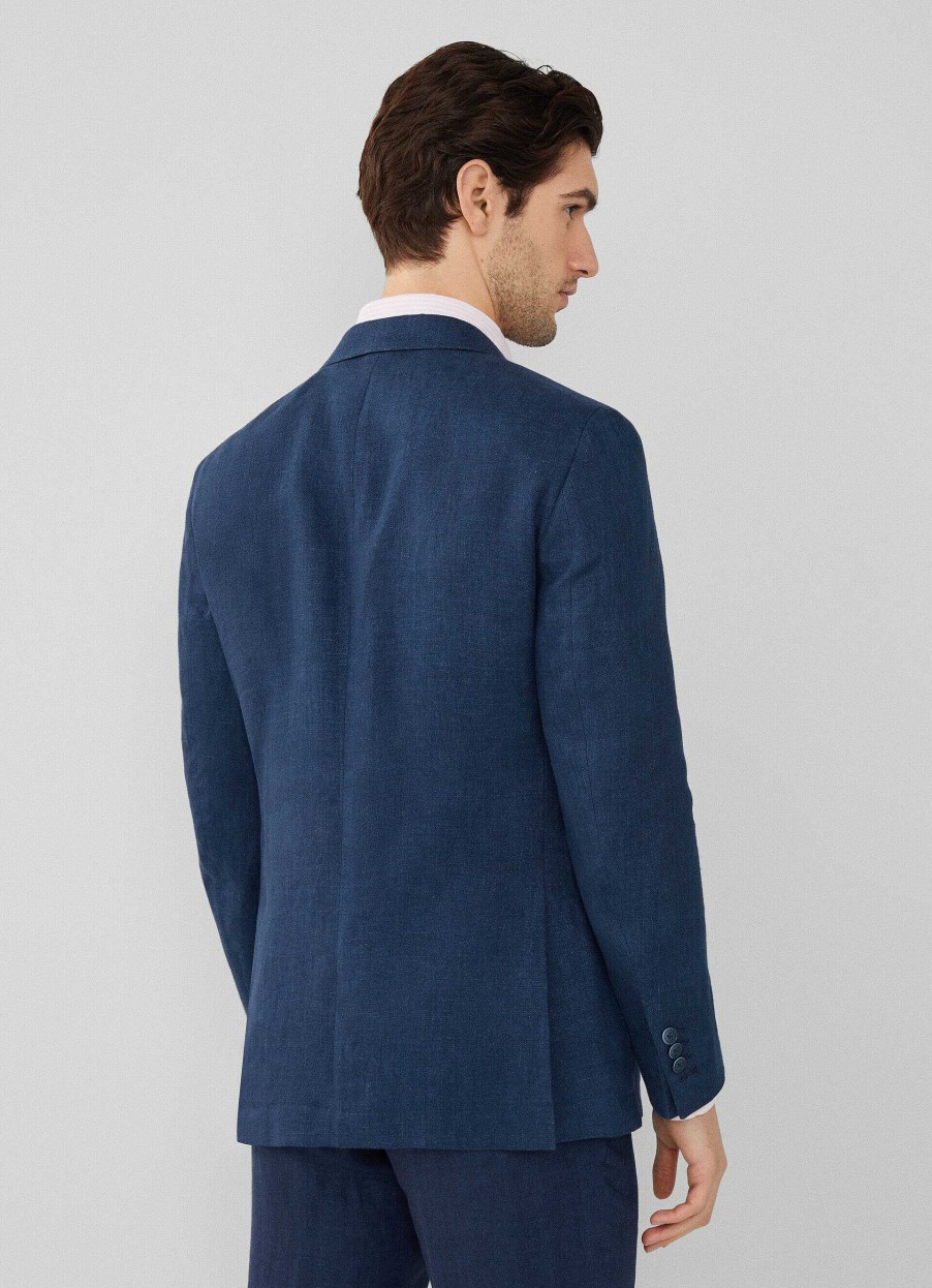 Klader Hackett London | Classic Fit Linen Blazer