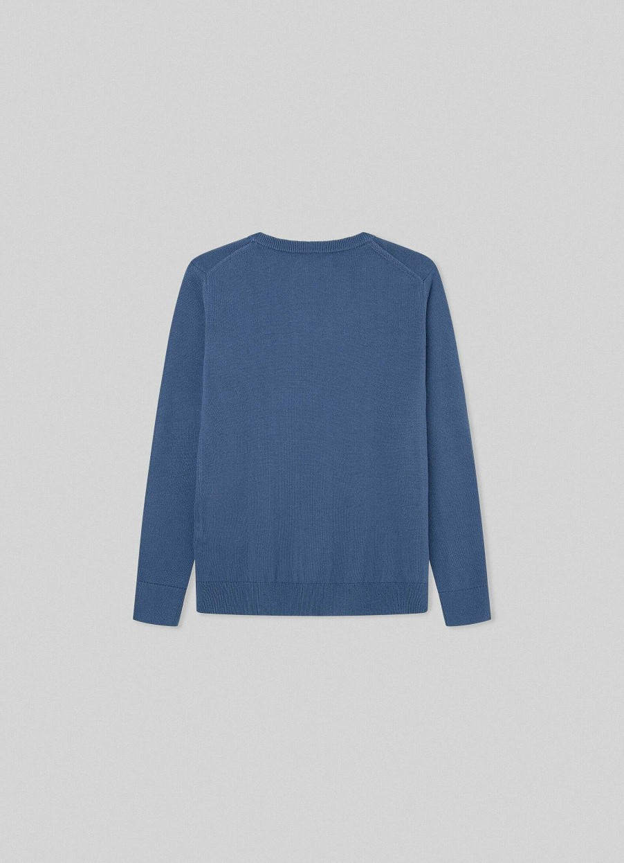 Pojkar Hackett London | Classic Fit Crew Neck Jumper