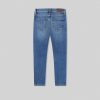 Pojkar Hackett London | Vintage Wash Jeans Med Vanlig Passform