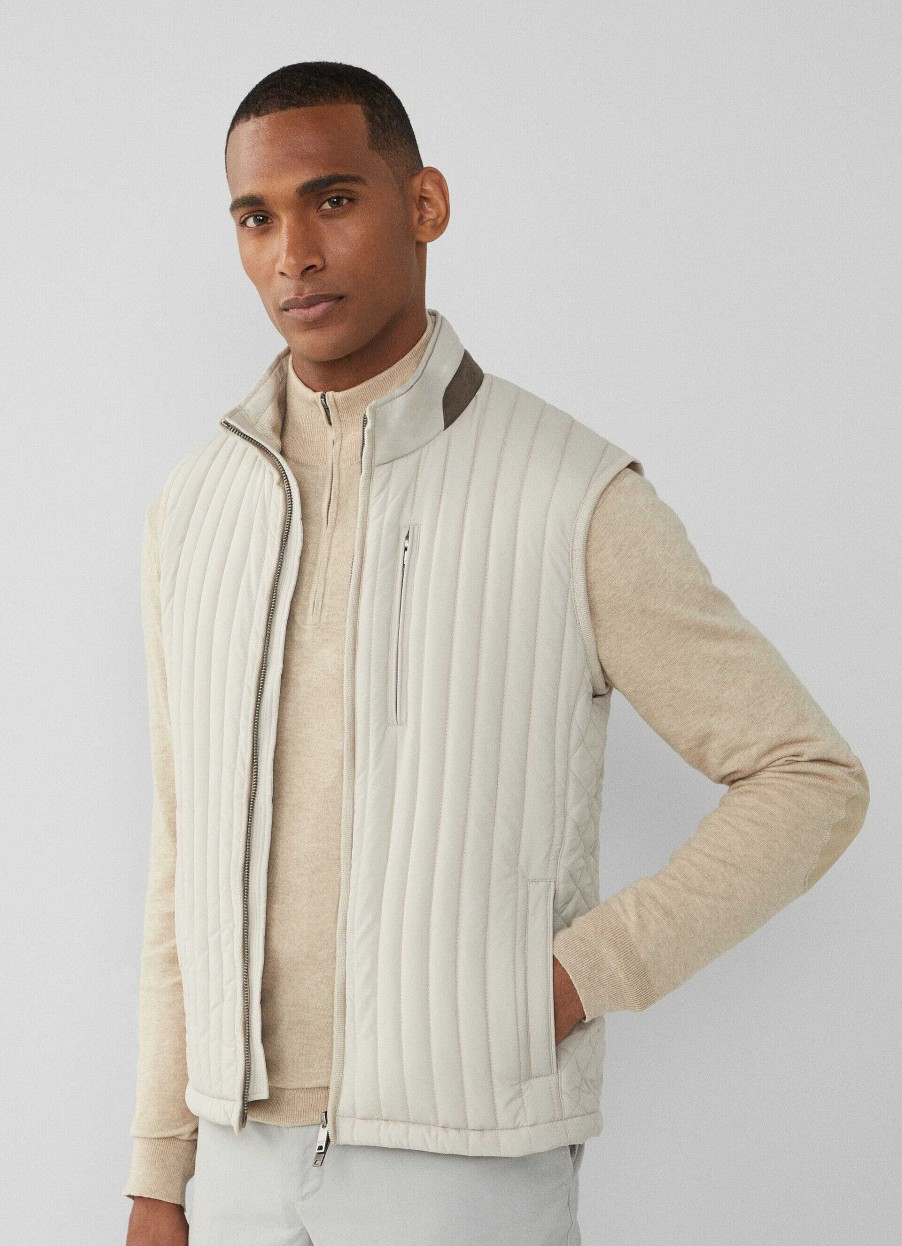 Klader Hackett London | Vattentat Hybrid Gilet