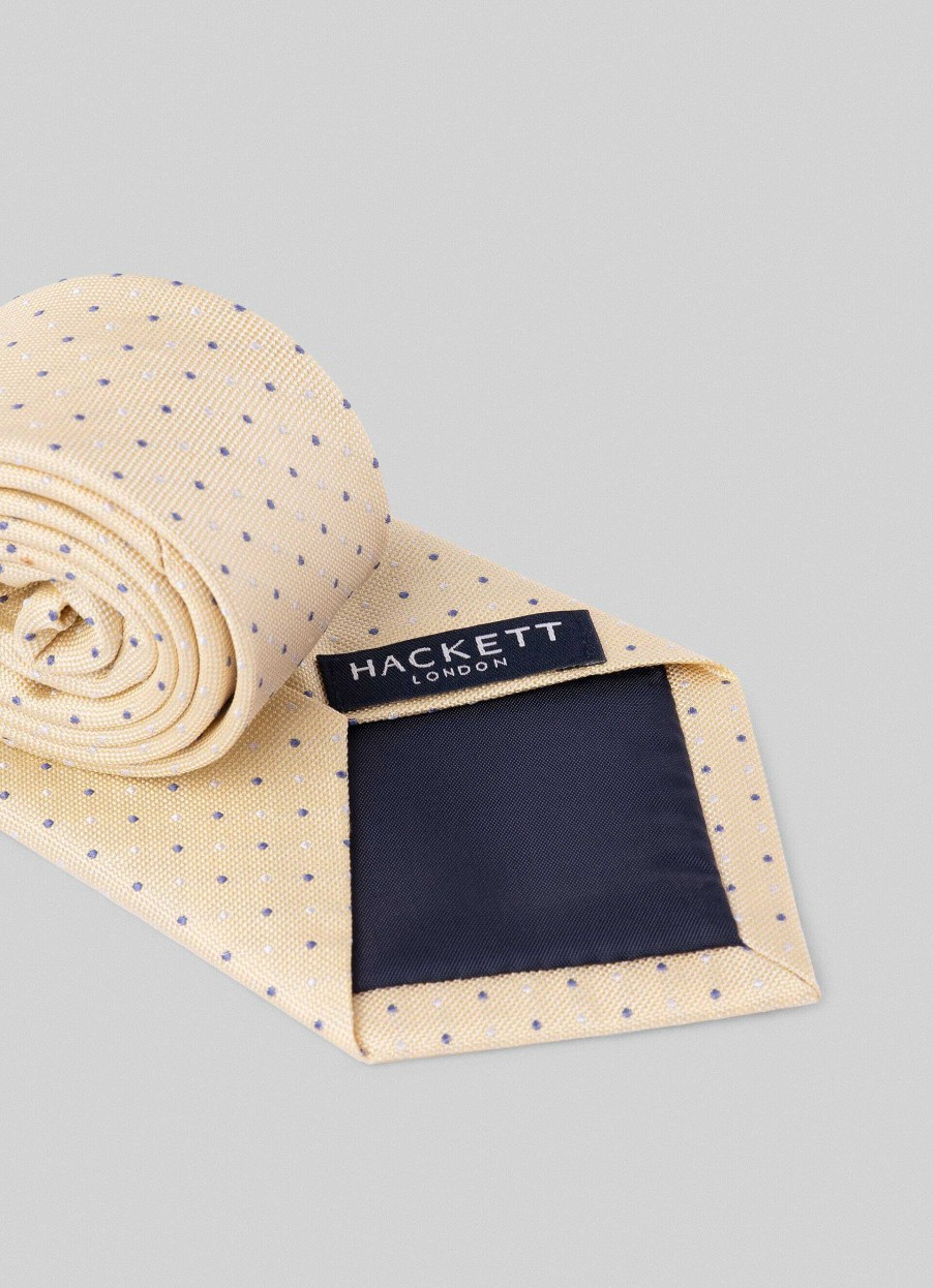 Tillbehor Hackett London | Polka Pryck Siden Slips