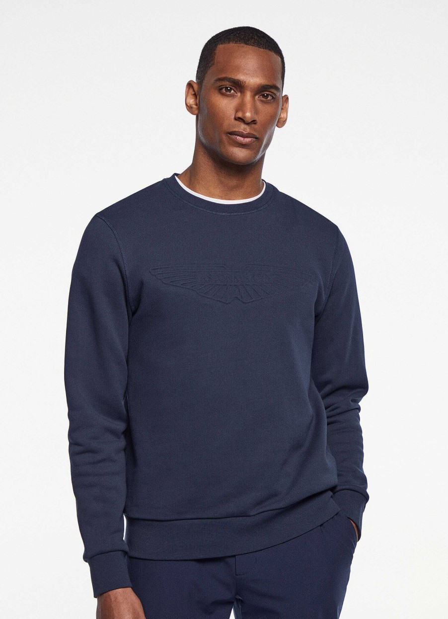 Klader Hackett London | Aston Martin Troja Med Crew Neck