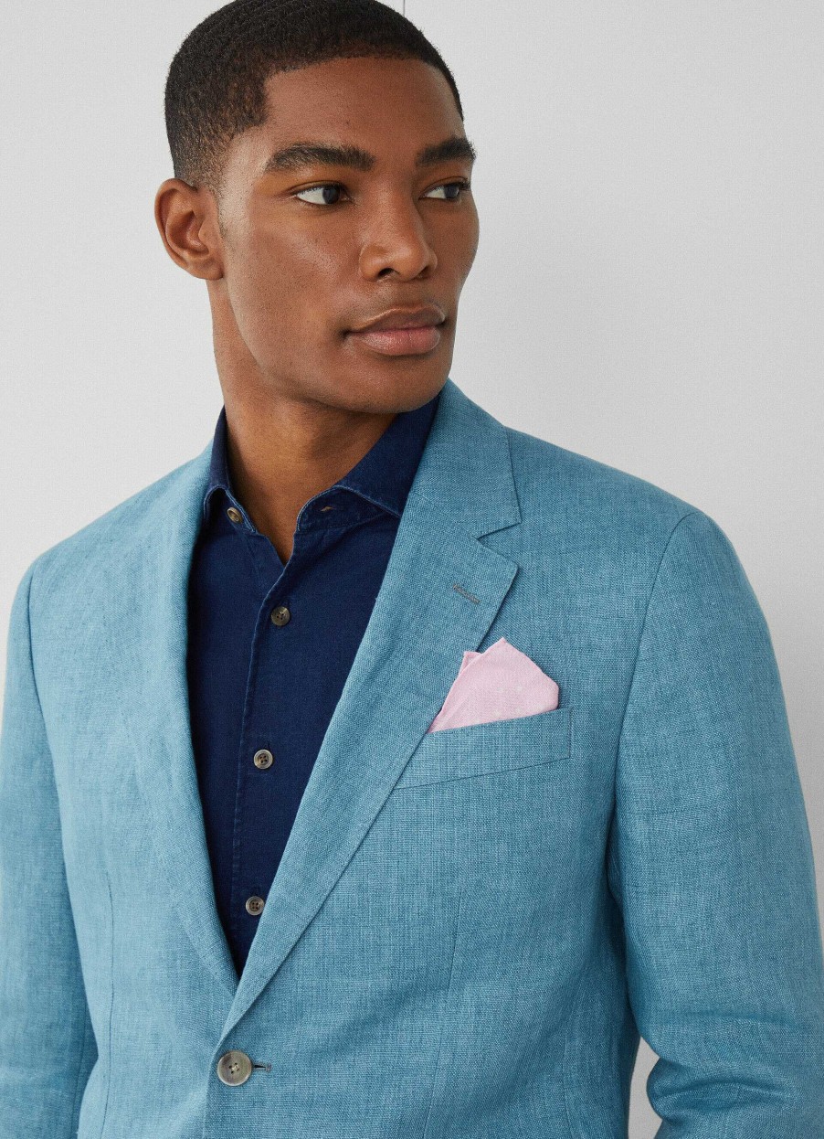 Klader Hackett London | Classic Fit Linen Blazer