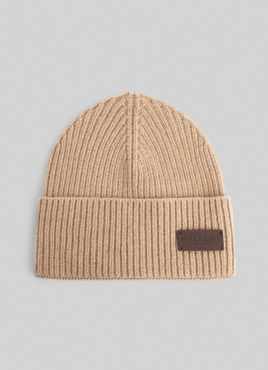 Tillbehor Hackett London | Ribbad Cashmere Beanie