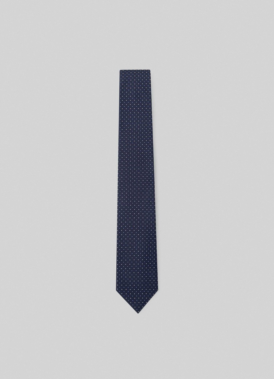 Tillbehor Hackett London | Polka Pryck Siden Slips