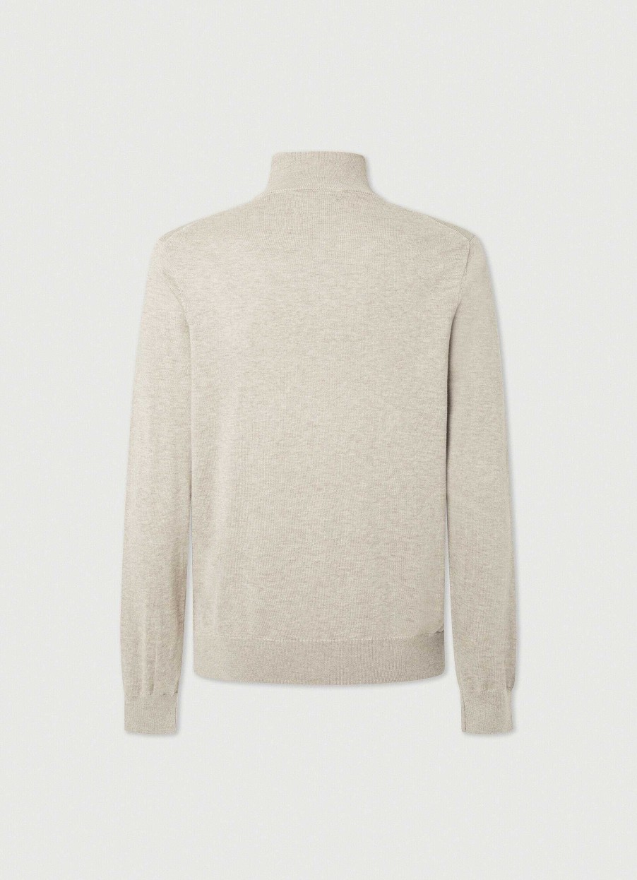 Klader Hackett London | Hoghals Half-Zip-Jumper