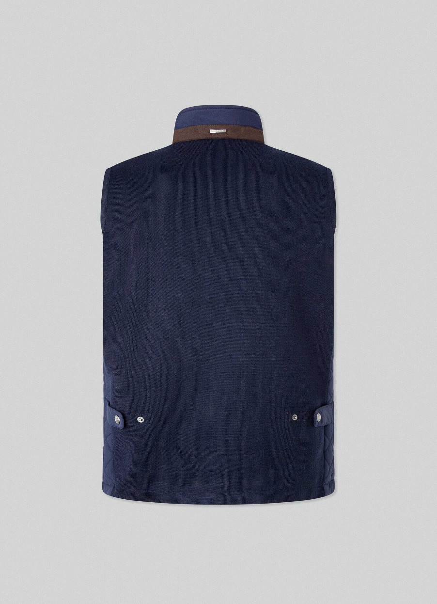 Klader Hackett London | Vattentat Hybrid Gilet