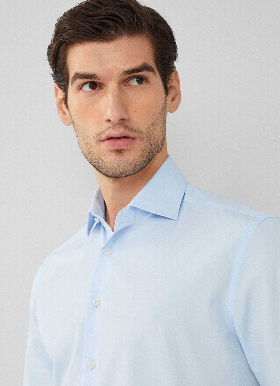 Klader Hackett London | Slim Fit Poplin-Skjorta