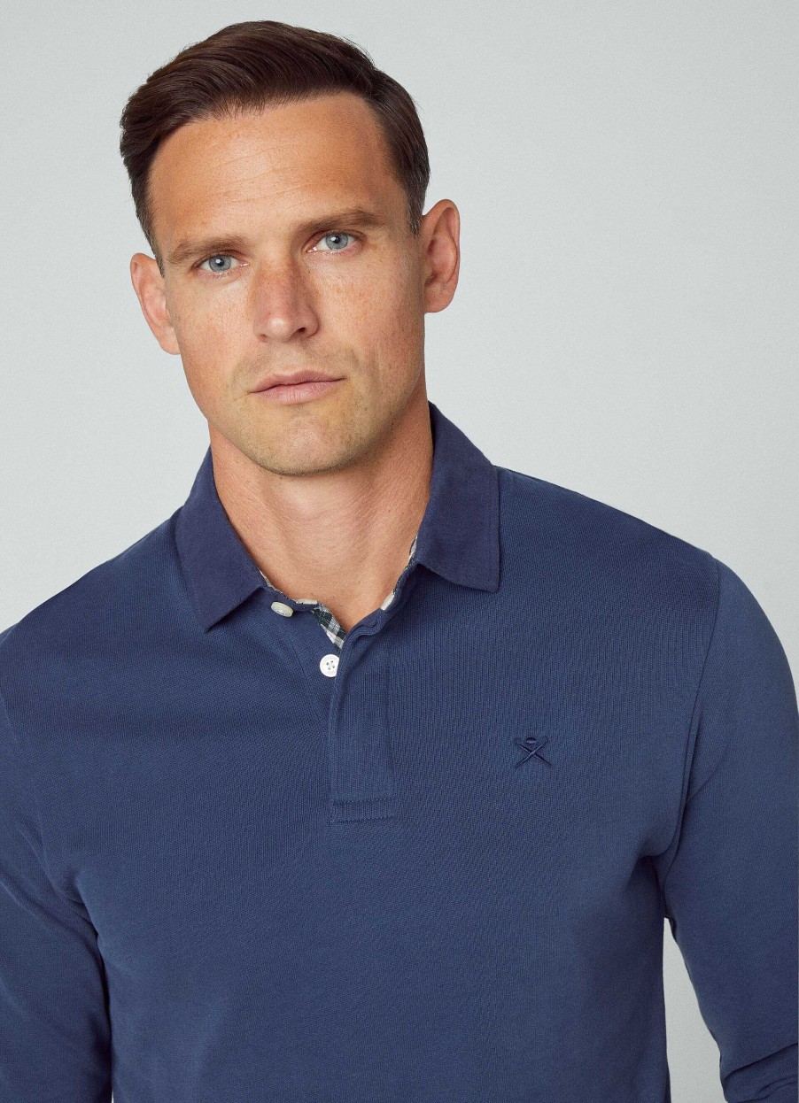 Klader Hackett London | Slim Fit Rugby Langarm Polo