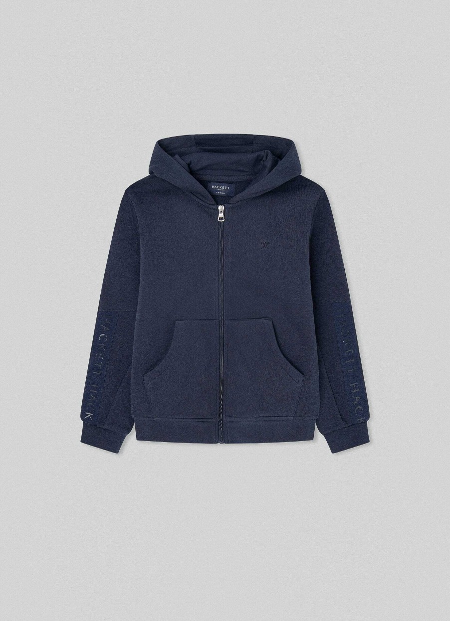 Pojkar Hackett London | Hoodie Med Sidotejp