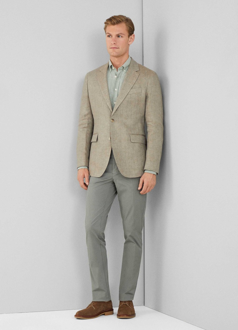 Klader Hackett London | Classic Fit Linen Blazer