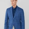 Klader Hackett London | Ull Och Silke Check Blazer