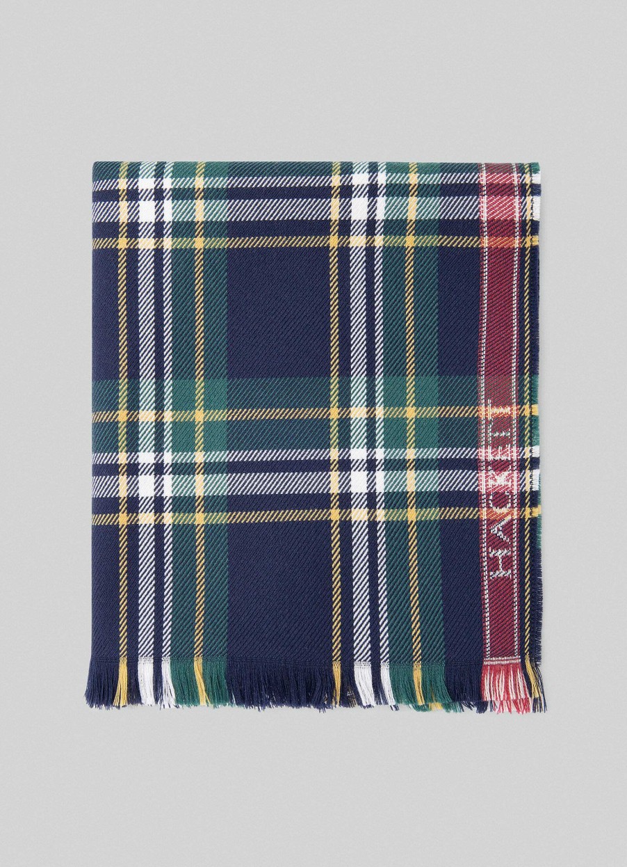 Tillbehor Hackett London | Tartan Check Ullscarf