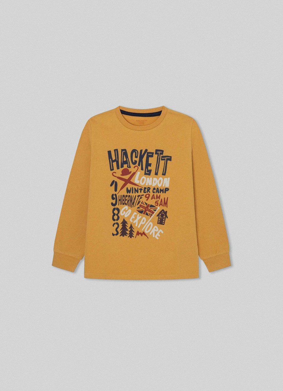 Pojkar Hackett London | Grafisk T-Shirt