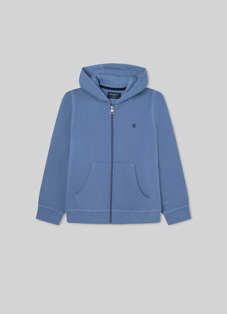 Pojkar Hackett London | Fleece-Luvtroja Med Helt Dragkedja