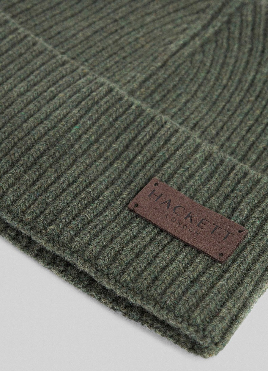 Tillbehor Hackett London | Ribbad Cashmere Beanie