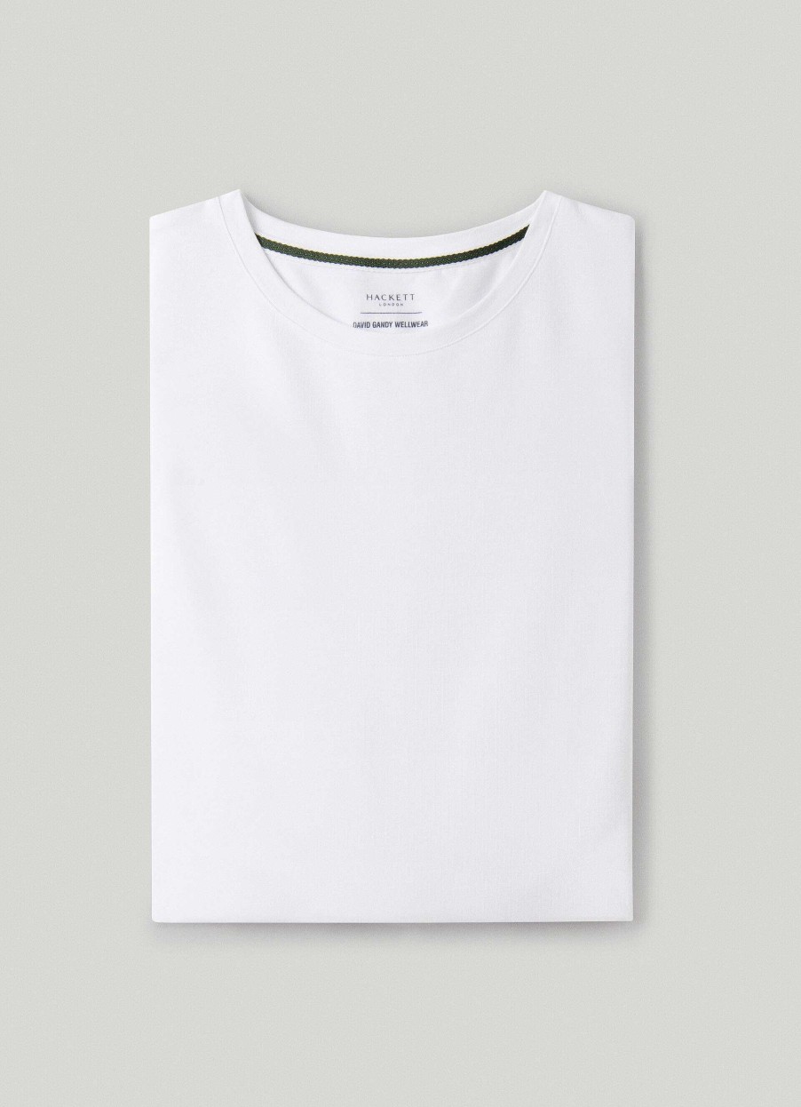 Tillbehor Hackett London | Langarm T-Shirt Vanlig Passform