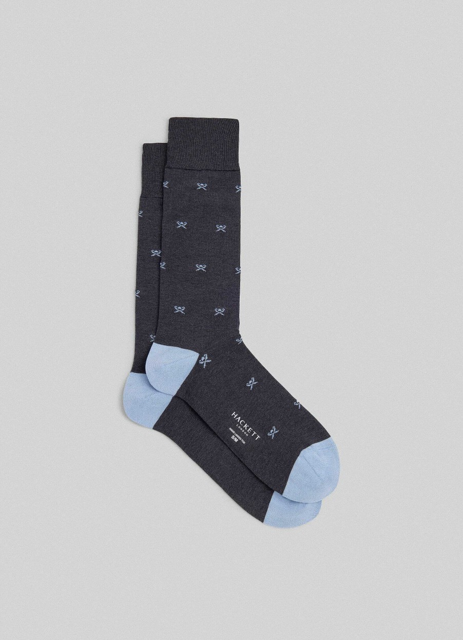 Tillbehor Hackett London | All Over Logo Socka