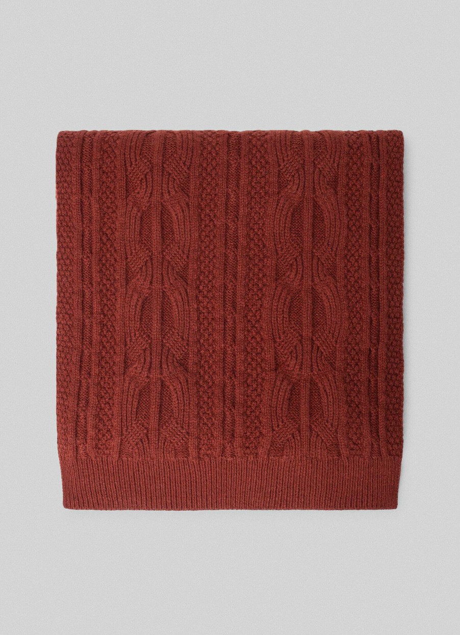 Tillbehor Hackett London | Kabelstickade Scarf