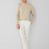 Klader Hackett London | Crew Neck Jumper Med Armbagsskydd