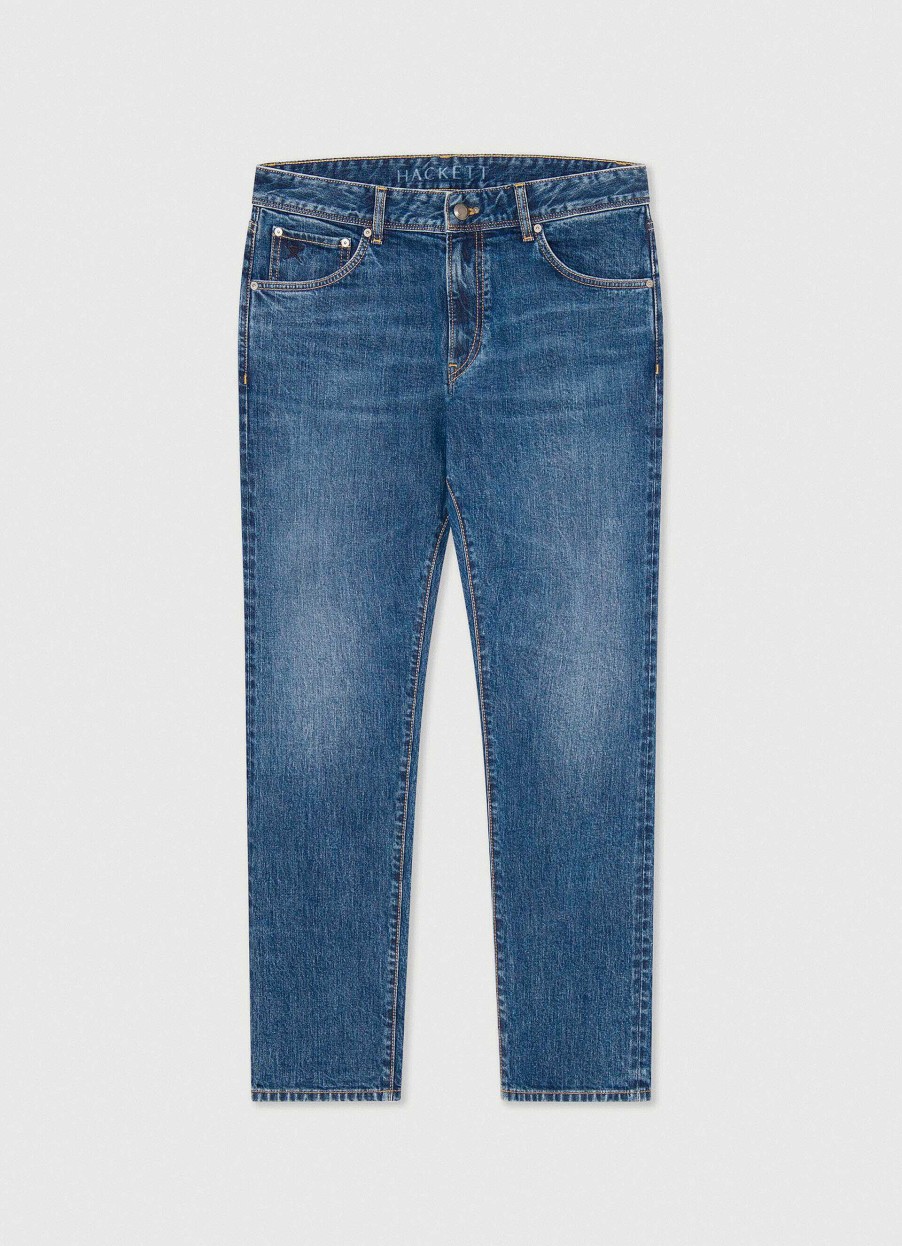 Klader Hackett London | Classic Fit Selvage Jeans