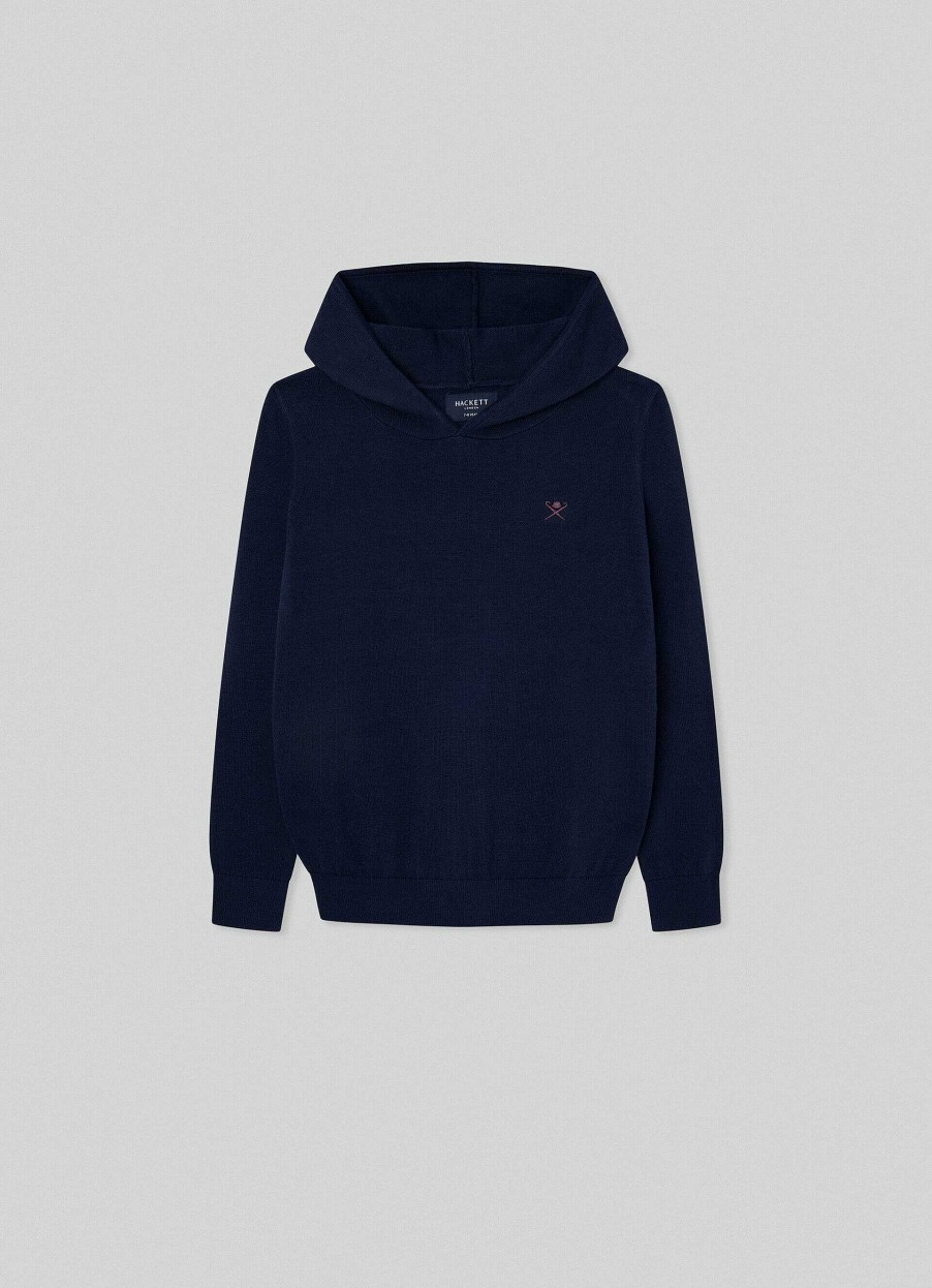 Pojkar Hackett London | Classic Fit Fleece-Huvtroja