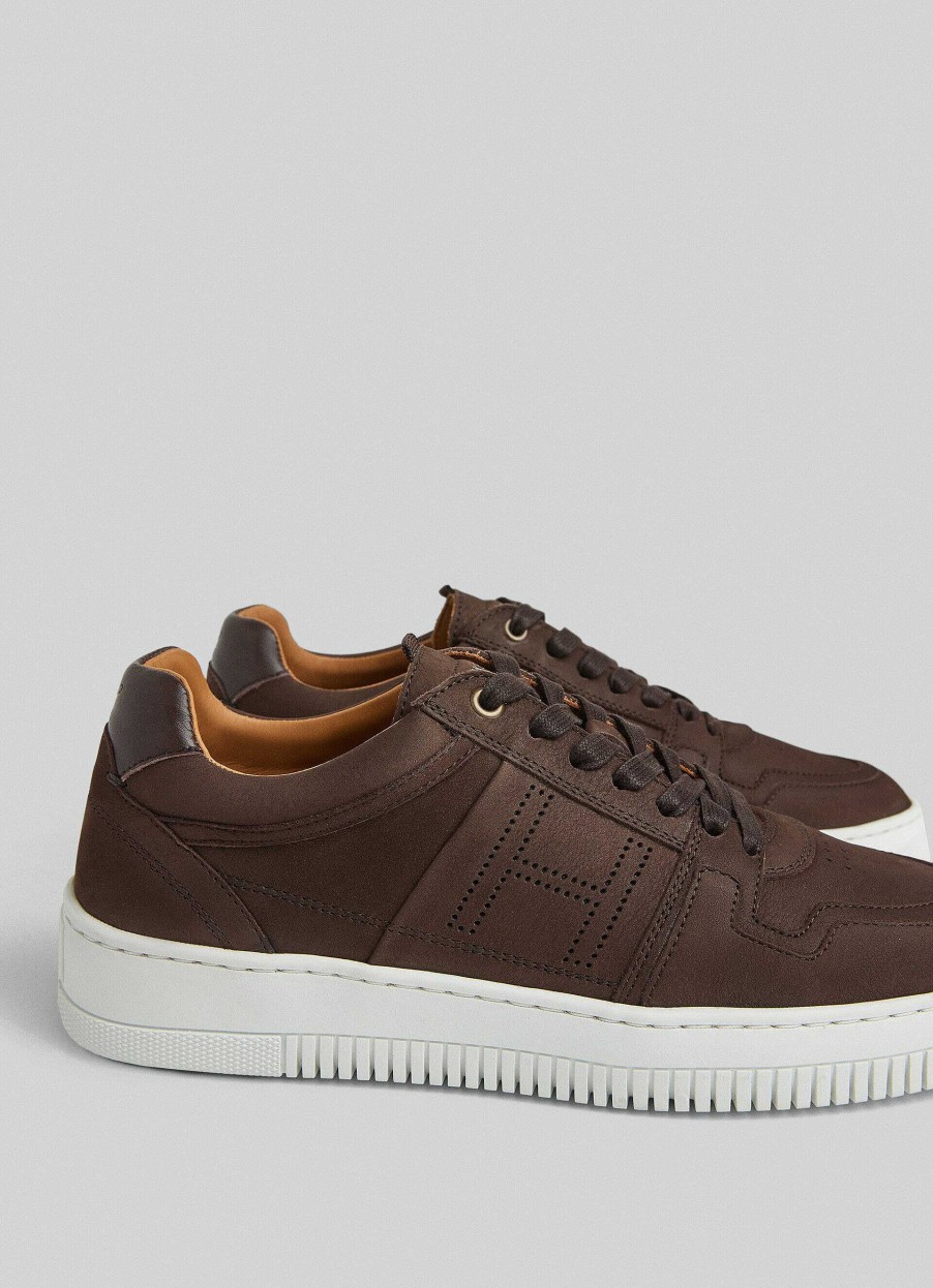 Skor Hackett London | Nubuck Lader Traningsskor