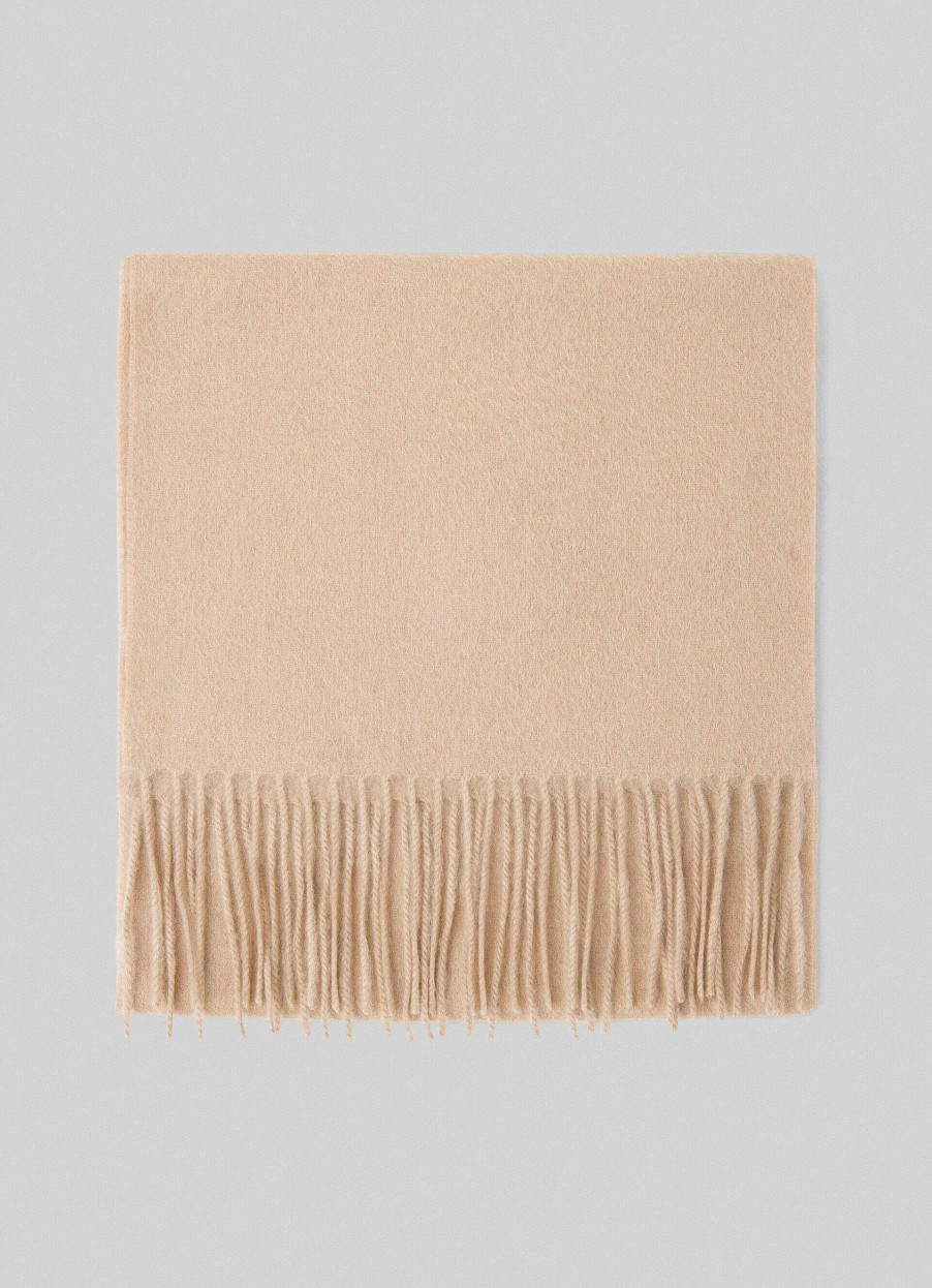 Tillbehor Hackett London | Enlig Farg Cashmere Scarf