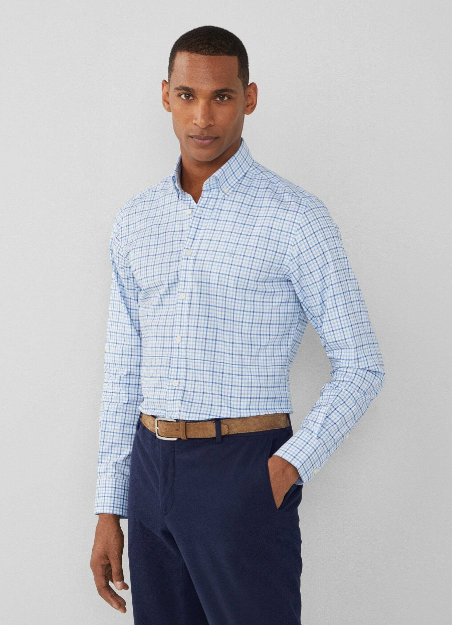 Klader Hackett London | Slim Fit Gingham Check Shirt