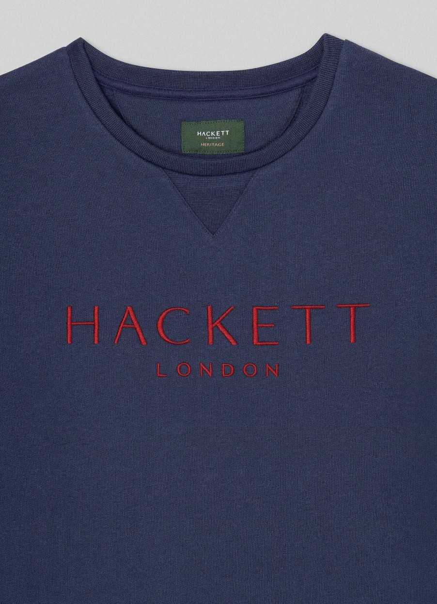 Klader Hackett London | Classic Fit Crew Neck Troja