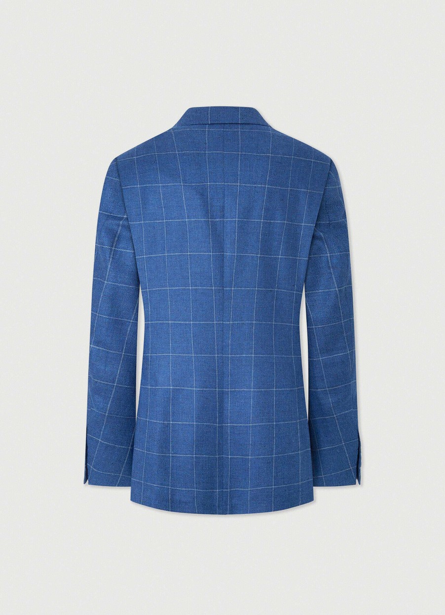 Klader Hackett London | Ull Och Silke Check Blazer