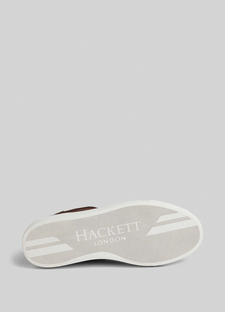 Skor Hackett London | Slip-On Skor I Mocka