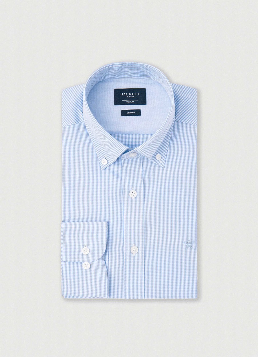 Klader Hackett London | Slim Fit Gingham-Skjorta