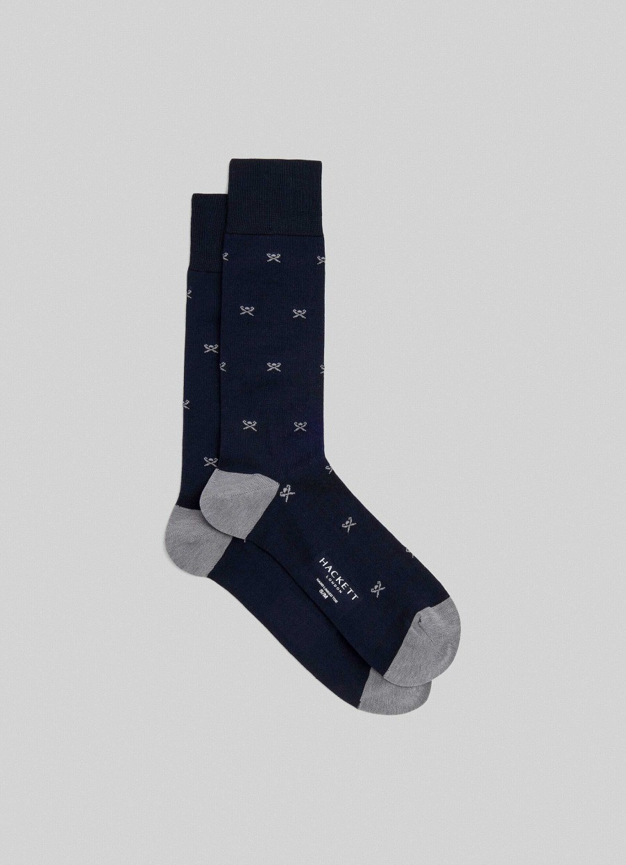 Tillbehor Hackett London | All Over Logo Socka