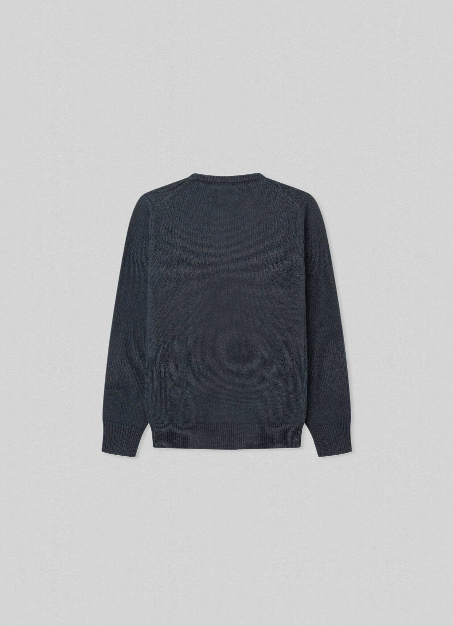 Pojkar Hackett London | Uppvarmad Bomull/Ull-Jumper