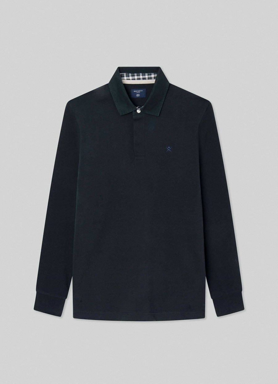 Klader Hackett London | Slim Fit Rugby Langarm Polo