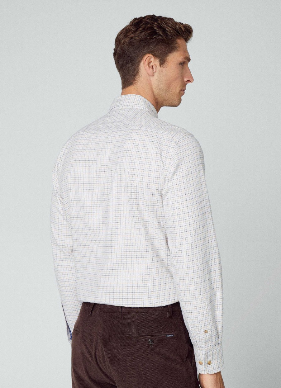 Klader Hackett London | Classic Fit Tattersall Check Skjorta