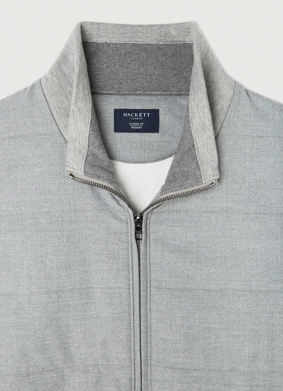 Klader Hackett London | Classic Fit Full Zip Cardigan