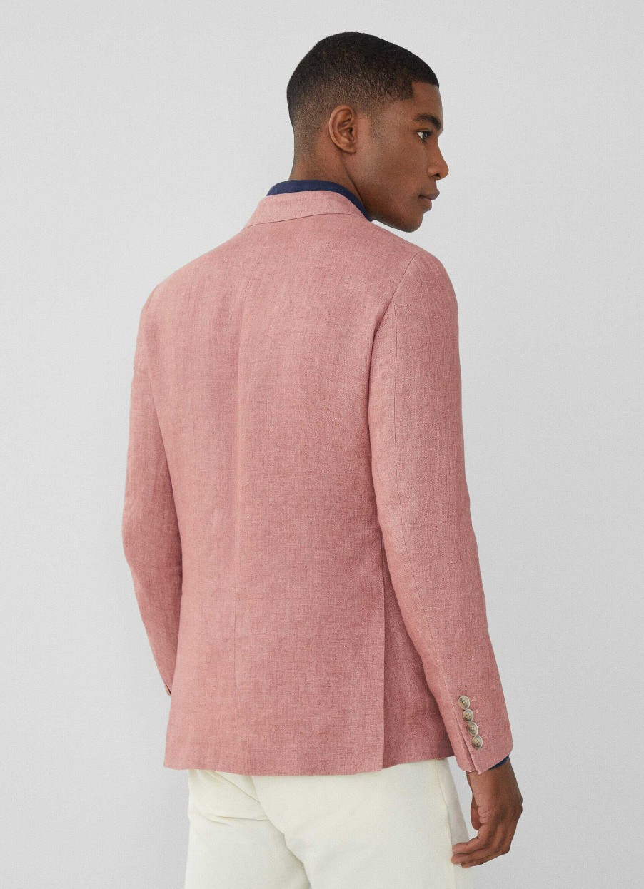 Klader Hackett London | Classic Fit Linen Blazer