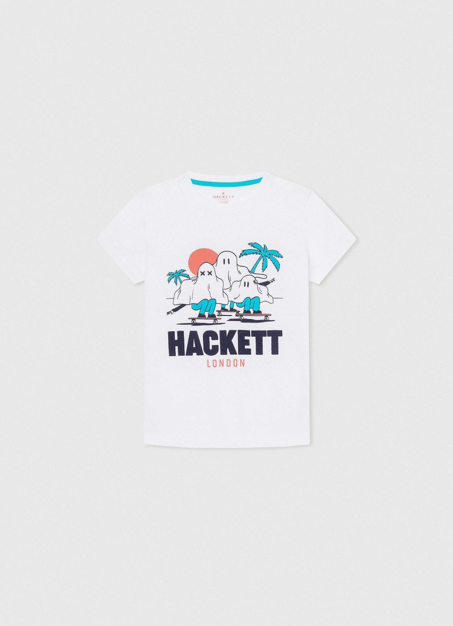 Pojkar Hackett London | Skraddarsydd Skate-T-Shirt