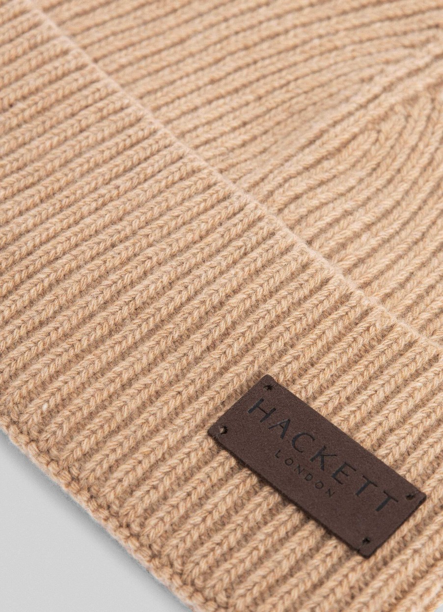 Tillbehor Hackett London | Ribbad Cashmere Beanie