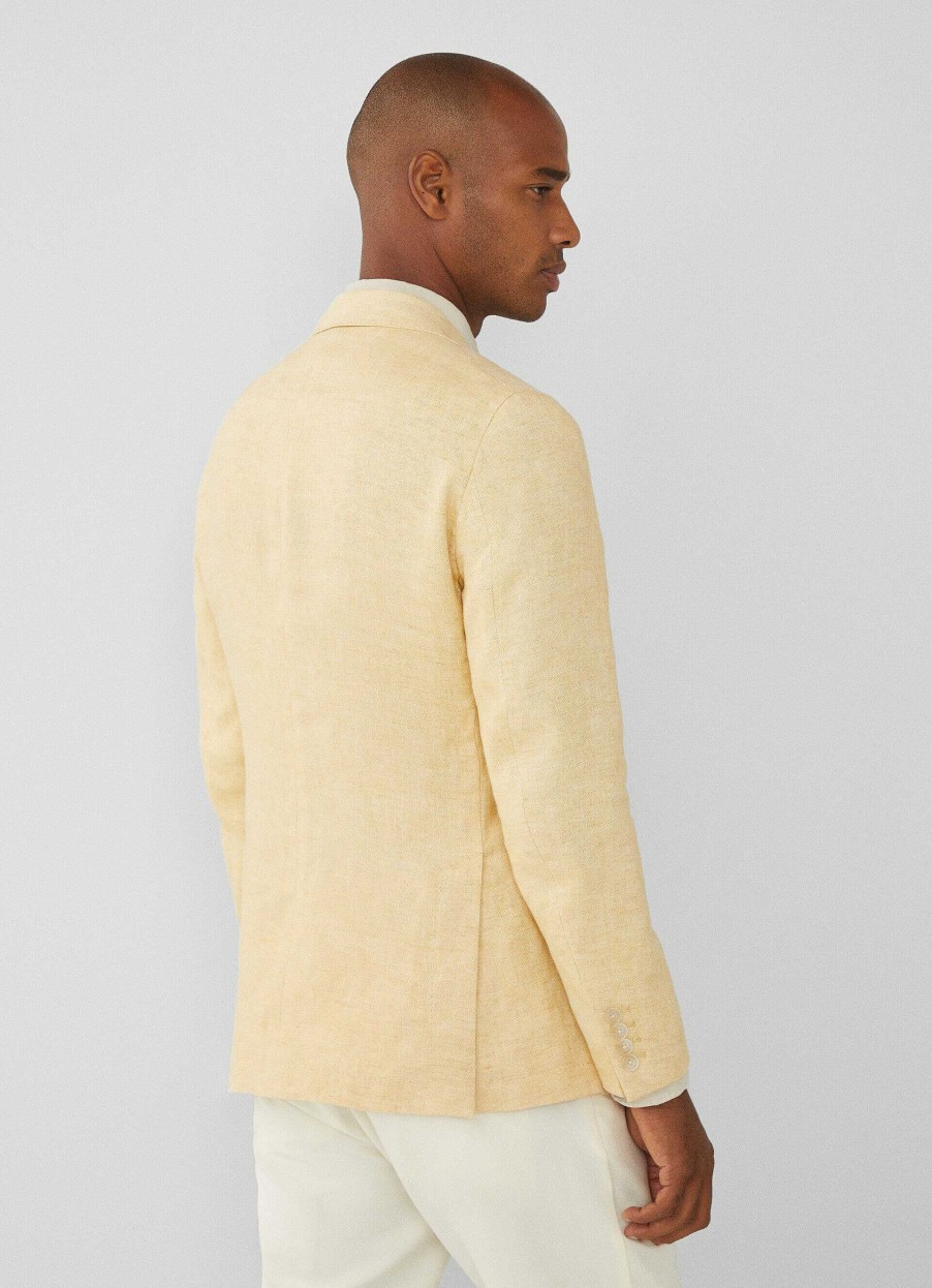 Klader Hackett London | Classic Fit Linen Blazer