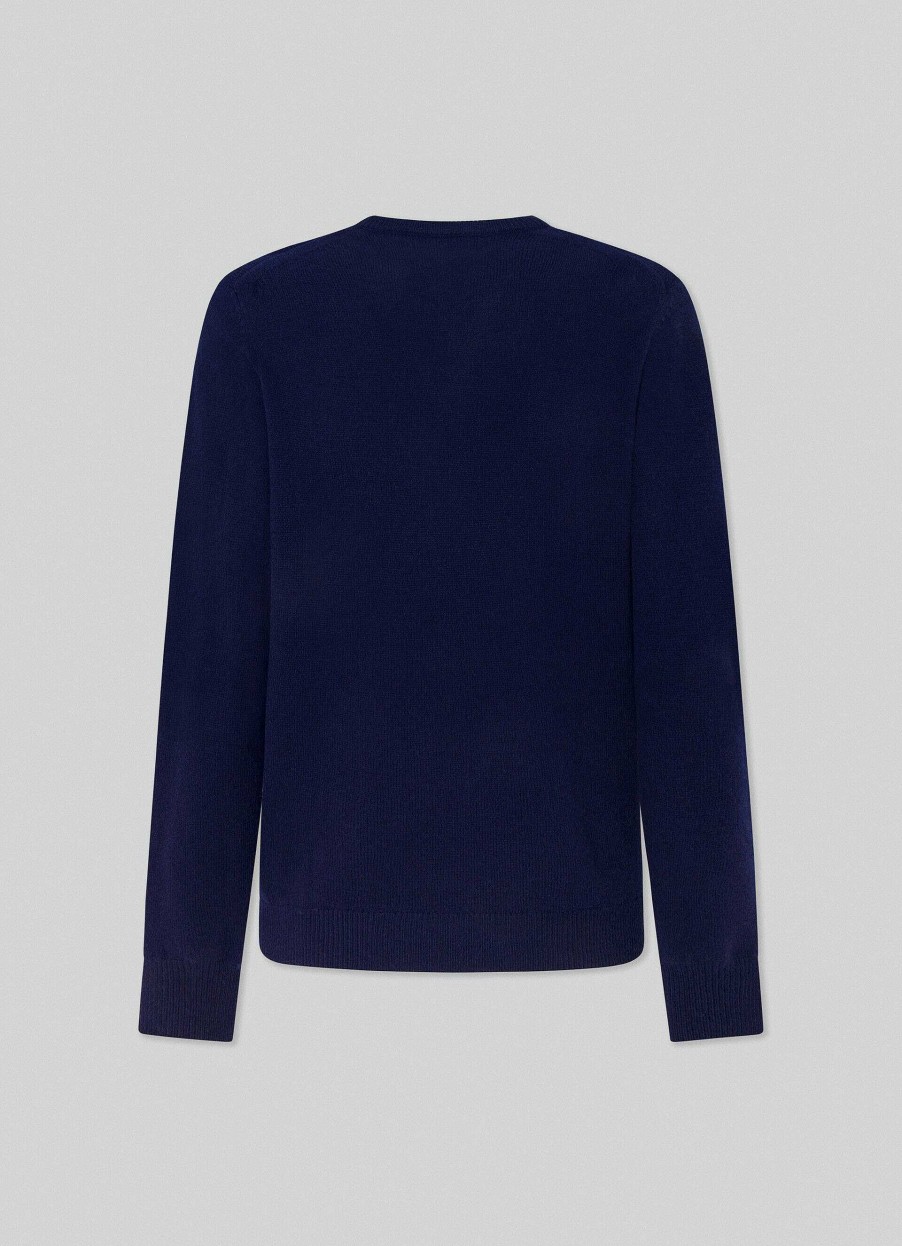 Klader Hackett London | Lamm Ull Crew Neck Jumper